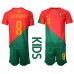 Portugalsko Bruno Fernandes #8 Dětské Oblečení Domácí Dres MS 2022 Krátkým Rukávem (+ trenýrky)